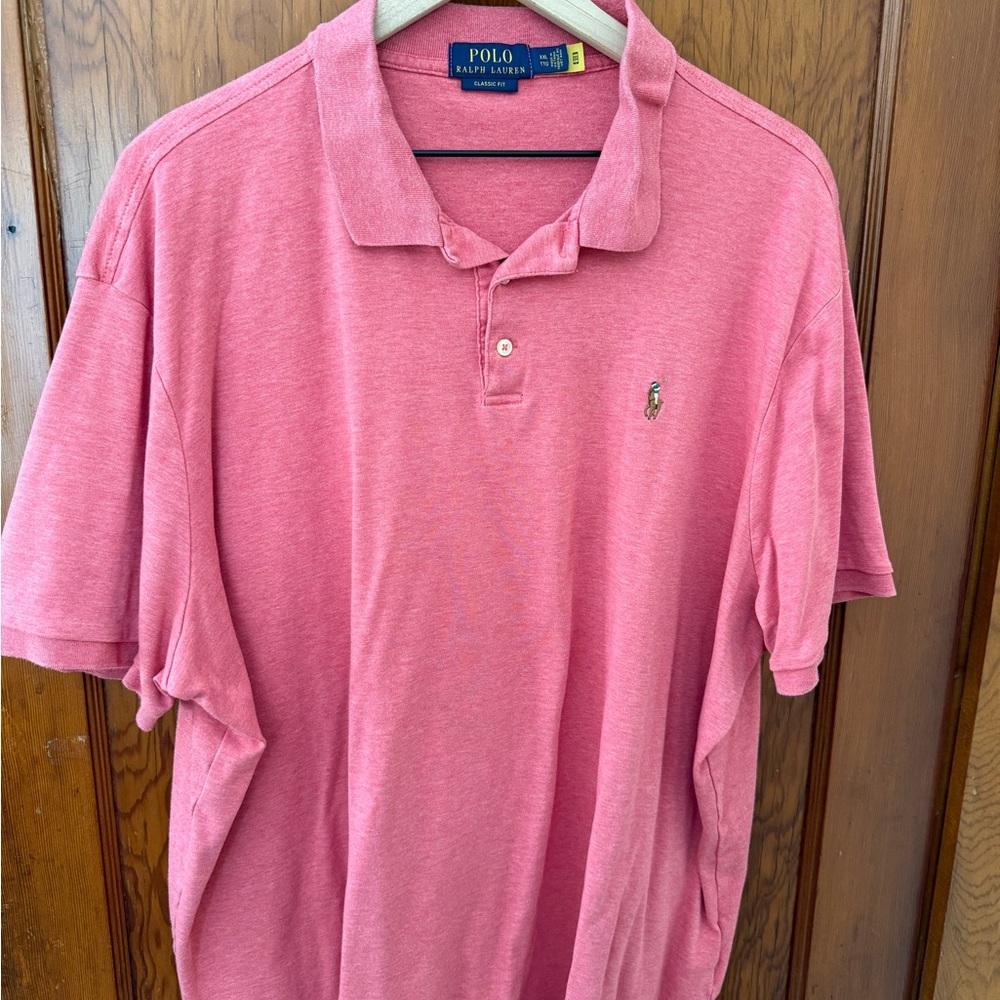 Ralph Lauren Men's Polo Shirt in Coral